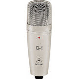 Micrófono Behringer C-1 Condensador Cardioide Color Plata