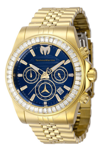 Reloj Para Hombre Technomarine Manta Tm-222022 Dorado