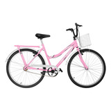 Bicicleta De Passeio Ultra Bikes Aro 26 Retrô Com Garupa