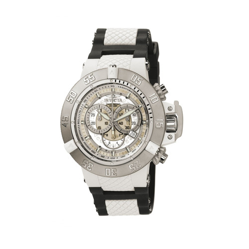 Reloj Invicta 0924 Blanco Negro Hombres