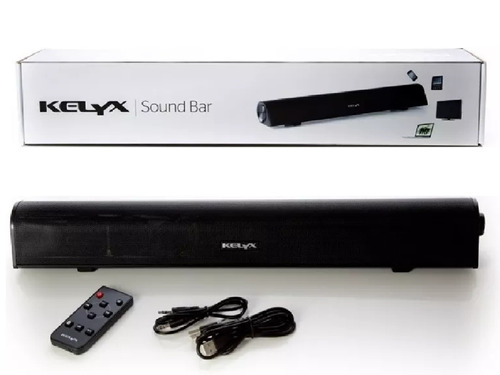 Barra Sonido Parlante Kelyx Klsb-800 Estereo Aux Usb Bluetooth Pc Tv + Control Remoto