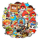 Angry Bird - Set De 50 Stickers / Calcomanías / Pegatinas