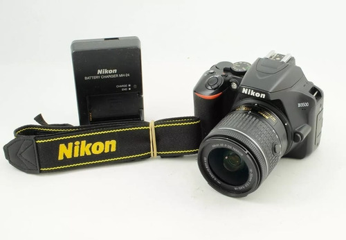Camara De Fotos Nikon D3500 + Lente 18-55 Mm +cargador
