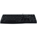 K120 Teclado Ergonómico De Escritorio Con Cable Usb Negro,.