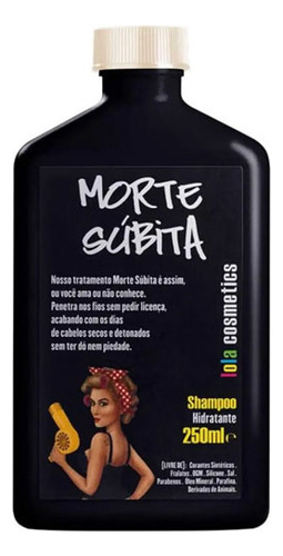 Shampoo Liquido Lola Cosmetics Morte Subita 250ml