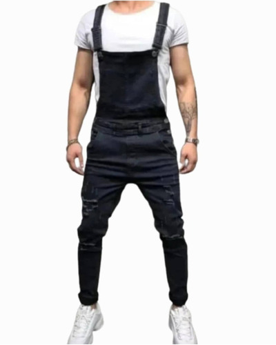 Jardineras Jeans Pantalon Ajustados Para Hombres...! 