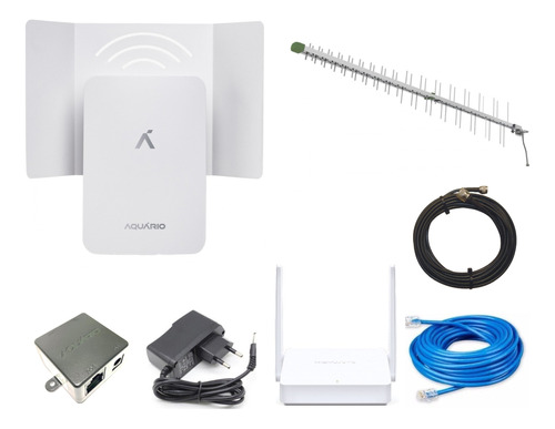 Kit Internet Rural Cpe-4000sx 4g + Rot + Antena + Cabo 50m