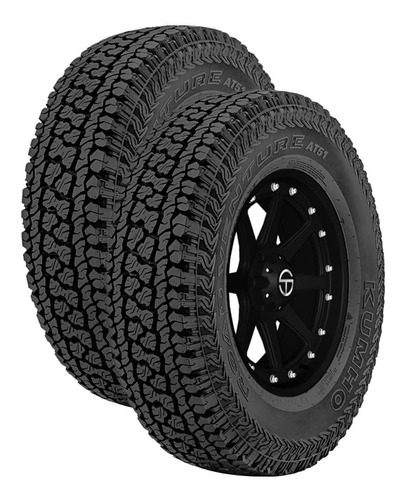 Paquete 2pz Kumho Lt235/75r15 Road Venture At51 104r