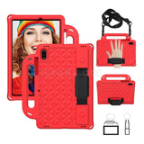 Funda Uso Rudo Goma Correa Para iPad Air 1 A1474 A1475 A1476