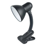 Luminária Taschibra Tlm 05 Com Garra E2 Bivolt - Preto 110v/220v