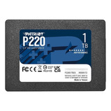 Ssd Patriot P220 Sata Iii De 1 Tb, Lectura De Hasta 550 Mb/s, Escritura De Hasta 500 Mb/s, Color Negro