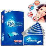 Versión Mejorada 5d Blanqueamiento Dental Pegatinas 7 Pares