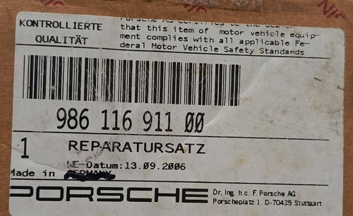 Kit Cluctch Porsche Genuine 911 1997/1998/1999 Foto 4