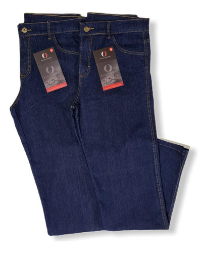 Calça Jeans Masculina Básica Elastano Lycra Stretch Confort