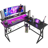 Cubicubi Gaming Desk 50.4 With Led Strip & Monitor S.