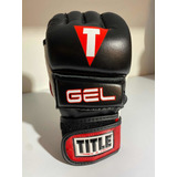 Par De Guantes Title Mma Gel En Piel Palomares Genuino Fpx