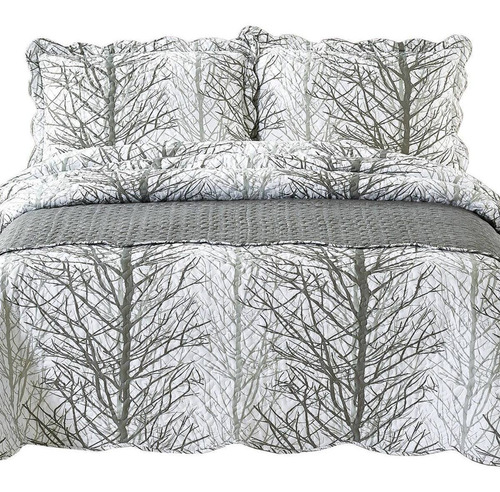 Quilt Con Piecera Forest King