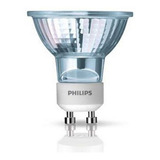 Lámpara Halógena Dicroica Gu10, 50 W, 127 V, 40 Grados, Philips, Color Blanco Cálido 127