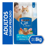 Alimento Cat Chow Defense Plus Multiproteína Para Gato Adulto Sabor Pescado En Bolsa De 8kg