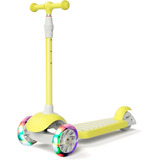 Scooter Para Niños Monopatín Para Niños Scooters Juegos Color Amarillo