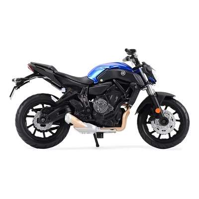 Motocicleta Yamaha Mt-07 1:18 Escala Metal\u002Fplastico Color Azul | Envío gratis