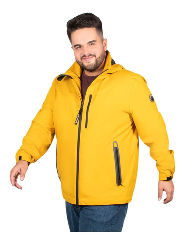 Chamarra Hombre Greenlander Ny8597xl Rompevientos Plus Size