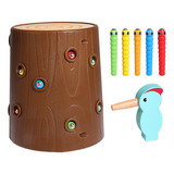 Gift Bird Woodpecker Eating Worm Insect Toys