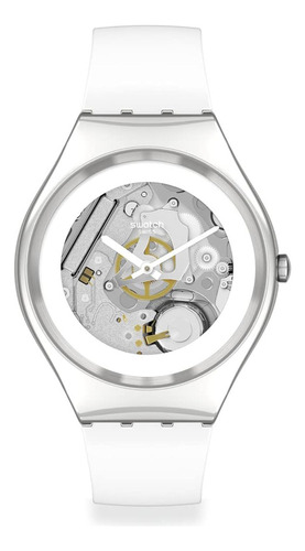 Gent Biosourced - Reloj De Cuarzo Blanco Puro, Blanco