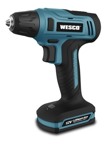 Parafusadeira E Furadeira 3/8 10mm 12v Com Kit Ws2550k Wesco Cor Azul Frequência 60 110v/220v