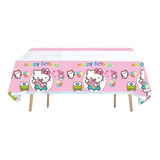 Mantel Decorativo Con Diseños Infantiles Para Cumpleaños Color Variado Hello Kitty