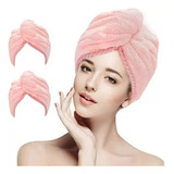 Gorro Toalla Microfibra Para Secar Cabello Ducha Colores