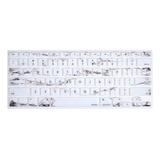 Protector De Teclado Marmol Blanco Para Macbook Air