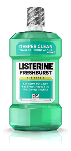 Listerine Enjuague Bucal Antiseptico, Freshburst 50.7 Fl Oz