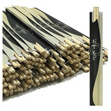 Palillos Desechables De Bambú Para Sushi (100 Pares)