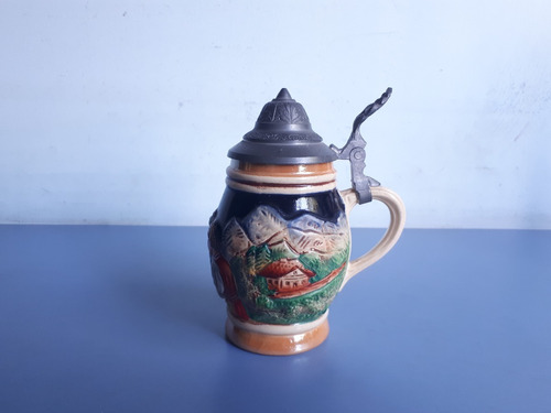 Antiga E Pequena Caneca / Tankard De Chopp Estilo Alemã