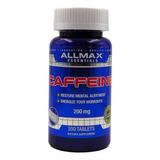 Caffeine Allmax Essentials Cafeina 200 Mg 100 Tabletas