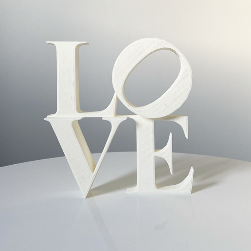 Love 3d - Objeto 3d - Palavra Decorativa