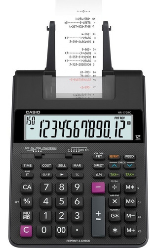 Calculadora Con Impresora Casio Modelo Hr-170rc Original