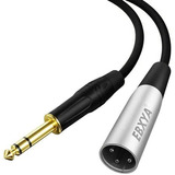 Cable De Micrófono Balanceado Ebxya 6ft, 1 Pack