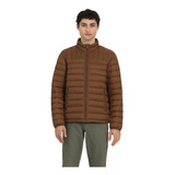 Chaqueta Hombre Packable Regular Fit Café 