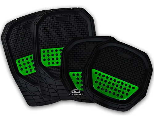 Tapete 4 Piezas Con Charola Metalizada Universal Uso Rudo | MercadoLibre