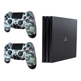 Combo Soporte Pared Consola Ps4 Pro + 2 Sop Joystick + Envio