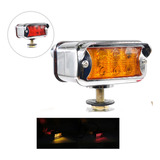 Plafon Direccional Mini 12 Led Rojo/ambar Estrobo 12 / 24v