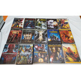 Lote 15 Dvds Herois - X-men Vingadores Homem De Ferro Aranha