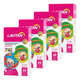 4 Cxs Lavitan Kids Mastigável Vitamina Infantil Tutti Frutti