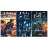Harry Potter Lote X 3 Libros 4 5 Y 6 T Blanda Salamandra