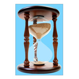 Vinilo Decorativo 50x75cm Reloj Arena Hora Tiempo M4