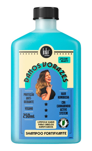 Shampoo Fortificante Danos Vorazes  X 250ml Lola Cosmetics