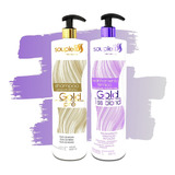 Progressiva Souple Liss Gold Liss Blond + Shampoo Pré