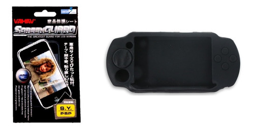 ¡¡¡ Kit Funda De Silicón Y Mica Para Psp Street 1004e !!!